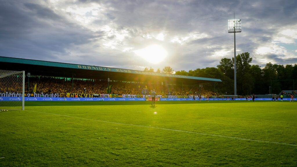 Powrót GKS-u do Ekstraklasy. Stadion przy ul. Bukowej.